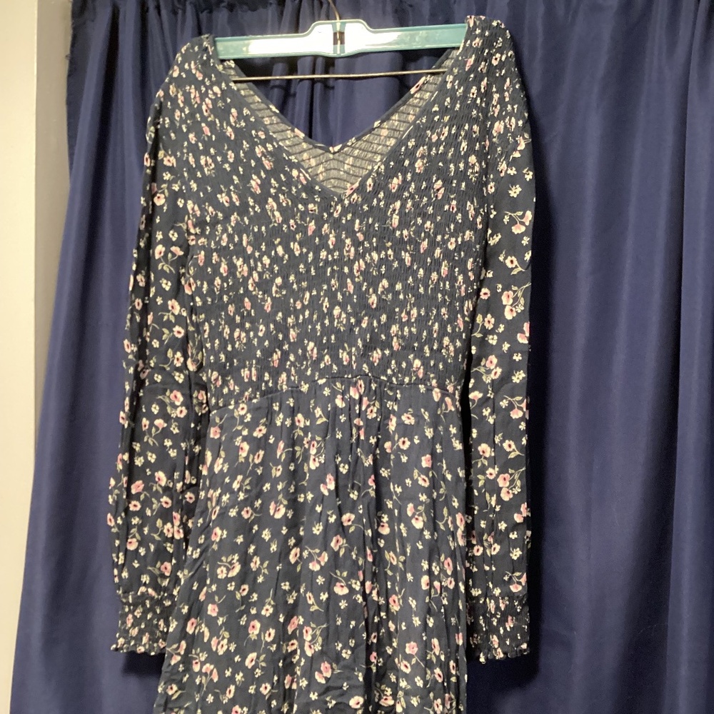 Blue flower dress
